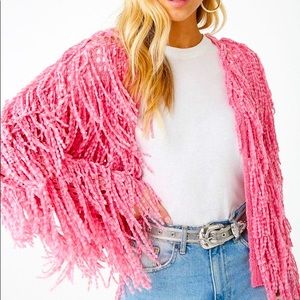 Forever 21 shag cardigan